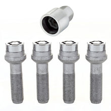 Load image into Gallery viewer, McGard Wheel Lock Bolt Set - 4pk. (Radius Seat) M14X1.5 / 17mm Hex / 45.0mm Shank Length - Chrome Wheel Bolts McGard
