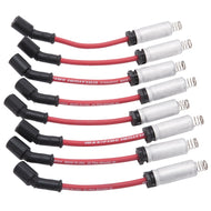 Edelbrock Spark Plug Wire Set Ls Kit w/ Metal Sleeves 99-15 50 Ohm Resistance Red Wire (Set of 8) Spark Plug Wire Sets Edelbrock