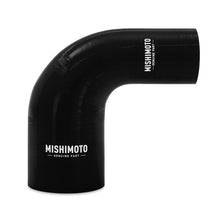 Load image into Gallery viewer, Mishimoto Silicone Reducer Coupler 90 Degree 2in to 3in - Black Silicone Couplers &amp; Hoses Mishimoto
