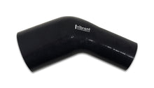 Load image into Gallery viewer, Vibrant 2.00in ID x 2.50in ID Gloss Black Silicone 45 Degree Transition Elbow Silicone Couplers &amp; Hoses Vibrant
