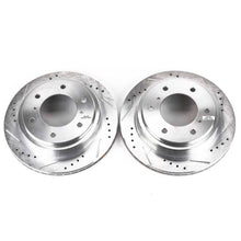 Load image into Gallery viewer, Power Stop 00-06 Mitsubishi Montero Rear Evolution Drilled &amp; Slotted Rotors - Pair Brake Rotors - Slot &amp; Drilled PowerStop   
