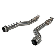 Load image into Gallery viewer, Kooks 2018+ Jeep Grand Cherokee TrackHawk 6.2L 3in Inlet x 3in OEM Outlet Catted SS Connection Pipes Connecting Pipes Kooks Headers
