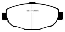 Load image into Gallery viewer, EBC 99-01 Lexus SC300 3.0 Yellowstuff Front Brake Pads Brake Pads - Performance EBC   
