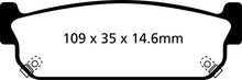 Load image into Gallery viewer, EBC 93-97 Infiniti J30 3.0 Redstuff Rear Brake Pads Brake Pads - Performance EBC   
