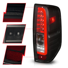 Load image into Gallery viewer, ANZO 2005-2021 Nissan Frontier LED Taillights Black Housing/Smoke Lens Tail Lights ANZO
