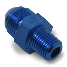 Load image into Gallery viewer, Russell Performance -8 AN to 3/8in NPT Straight Flare to Pipe (Blue) (25 pcs.) Fittings Russell
