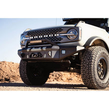 Load image into Gallery viewer, DV8 Offroad 2021+ Ford Bronco Front Bumper Winch Capable w/ Optional Bull Bar/Aux Light Opening Bumpers - Steel DV8 Offroad
