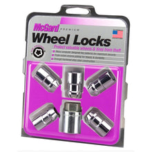 Load image into Gallery viewer, McGard Wheel Lock Nut Set - 5pk. (Cone Seat) 7/16-20 / 3/4 Hex / 1.46in. Length - Chrome Lug Nuts McGard
