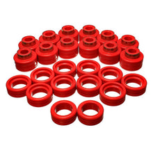 Load image into Gallery viewer, Energy Suspension 92-99 GM Denal XL/Suburban 2WD/Yukon XL 2WD Red Body (Cab) Mount Set Bushing Kits Energy Suspension
