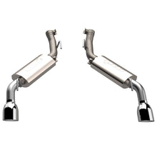 Load image into Gallery viewer, QTP 14-15 Chevrolet Camaro SS 6.2L 304SS AR3 Axle Back Exhaust w/4.5in Tips Axle Back QTP
