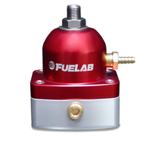 Load image into Gallery viewer, Fuelab 535 EFI Adjustable Mini FPR 25-90 PSI (2) -6AN In (1) -6AN Return - Red Fuel Pressure Regulators Fuelab
