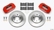 Wilwood DPHA Front Caliper & Rotor Kit Red Honda / Acura w/ 262mm OE Rotor Big Brake Kits Wilwood
