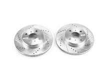 Load image into Gallery viewer, Power Stop 12-15 Scion iQ Front Evolution Drilled &amp; Slotted Rotors - Pair Brake Rotors - Slot &amp; Drilled PowerStop   

