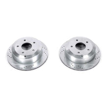 Load image into Gallery viewer, Power Stop 05-06 Pontiac GTO Rear Evolution Drilled &amp; Slotted Rotors - Pair Brake Rotors - Slot &amp; Drilled PowerStop
