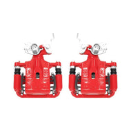 Power Stop 06-12 Ford Fusion Rear Red Calipers w/Brackets - Pair Brake Calipers - Perf PowerStop   