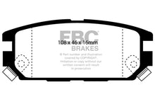 Load image into Gallery viewer, EBC 91-93 Dodge Stealth 3.0 4WD Yellowstuff Rear Brake Pads Brake Pads - Performance EBC   
