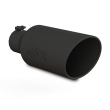 Load image into Gallery viewer, MBRP Universal Exhaust Tip 7in O.D. Rolled End 4in Inlet 18in Length - Black Tips MBRP   
