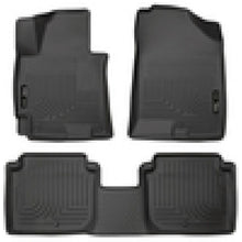 Load image into Gallery viewer, Husky Liners 2014-2016 Hyundai Elantra WeatherBeater Combo Black Floor Liners Floor Mats - Rubber Husky Liners
