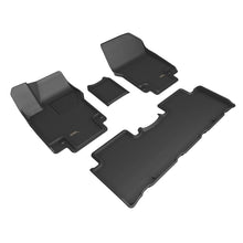 Load image into Gallery viewer, 3D Maxpider 22-23 Hyundai Ioniq 5 Kagu Floor Mat- Black R1 R2 Floor Mats - Rubber 3D MAXpider   
