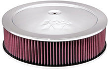 Load image into Gallery viewer, K&amp;N 14in Red Custom Air Cleaner Assembly - 5.125in ID x 14in OD x 3.75in H x 1.25in Drop Base Air Boxes K&amp;N Engineering   
