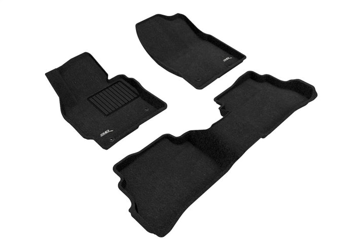 3D Maxpider 13-16 Mazda Cx-5 Elegant Black 1st 2nd Row - Floor Mat Set (Black) Floor Mats - Rubber 3D MAXpider   
