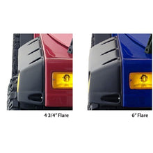 Load image into Gallery viewer, Bushwacker 97-06 Jeep TJ Pocket Style Flares 4pc - Black Fender Flares Bushwacker
