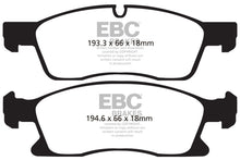 Load image into Gallery viewer, EBC 11+ Dodge Durango 3.6 Extra Duty Front Brake Pads Brake Pads - Performance EBC   

