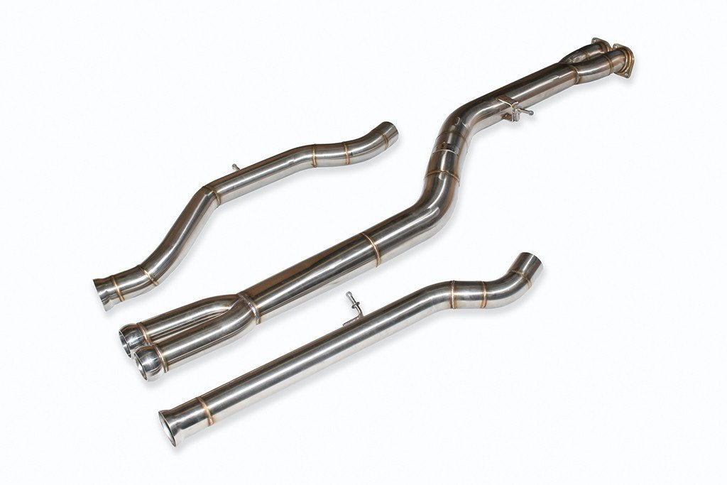 F8X BMW M3 & M4 MID PIPE INCLUDES ACTIVE F-BRACE Exhaust ACTIVE AUTOWERKE Non Resonated  