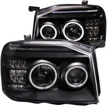 Load image into Gallery viewer, ANZO 2001-2004 Nissan Frontier Projector Headlights w/ Halo Black (CCFL) Headlights ANZO
