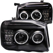 Load image into Gallery viewer, ANZO 2001-2004 Nissan Frontier Projector Headlights w/ Halo Black (CCFL) Headlights ANZO
