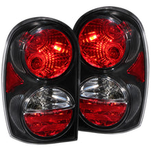 Load image into Gallery viewer, ANZO 2002-2007 Jeep Liberty Taillights Black Tail Lights ANZO
