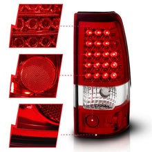 Load image into Gallery viewer, ANZO 2003-2006 Chevrolet Silverado 1500 LED Taillights Red/Clear Tail Lights ANZO
