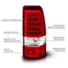 Load image into Gallery viewer, ANZO 2003-2006 Chevrolet Silverado 1500 LED Taillights Red/Clear Tail Lights ANZO
