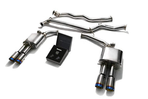 Armytrix Stainless Steel Valvetronic Catback Exhaust System | 2009-2016 B8/B8.5 Audi A5/A4 Quattro Exhaust Armytrix Blue  