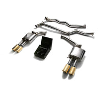 Load image into Gallery viewer, Armytrix Stainless Steel Valvetronic Catback Exhaust System | 2009-2016 B8/B8.5 Audi A5/A4 Quattro Exhaust Armytrix Gold  
