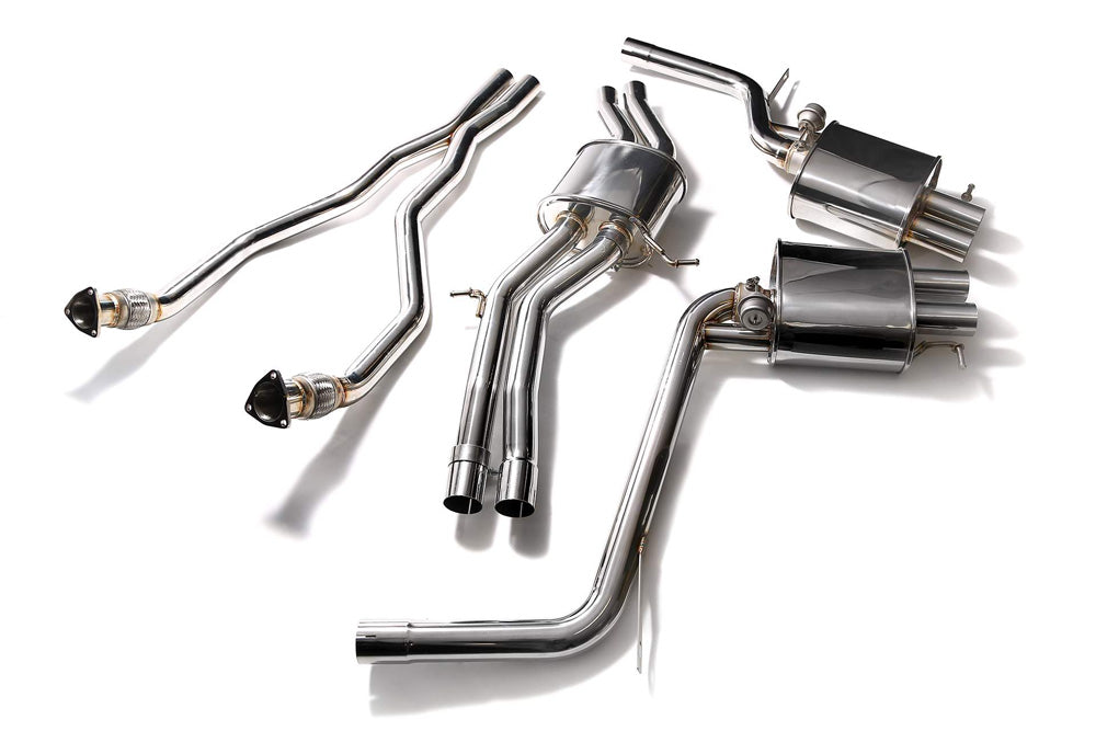 ARMYTRIX Stainless Steel Valvetronic Catback Exhaust System Audi RS4 B8 4.2 V8 2013-2015 Exhaust Armytrix Default Title  