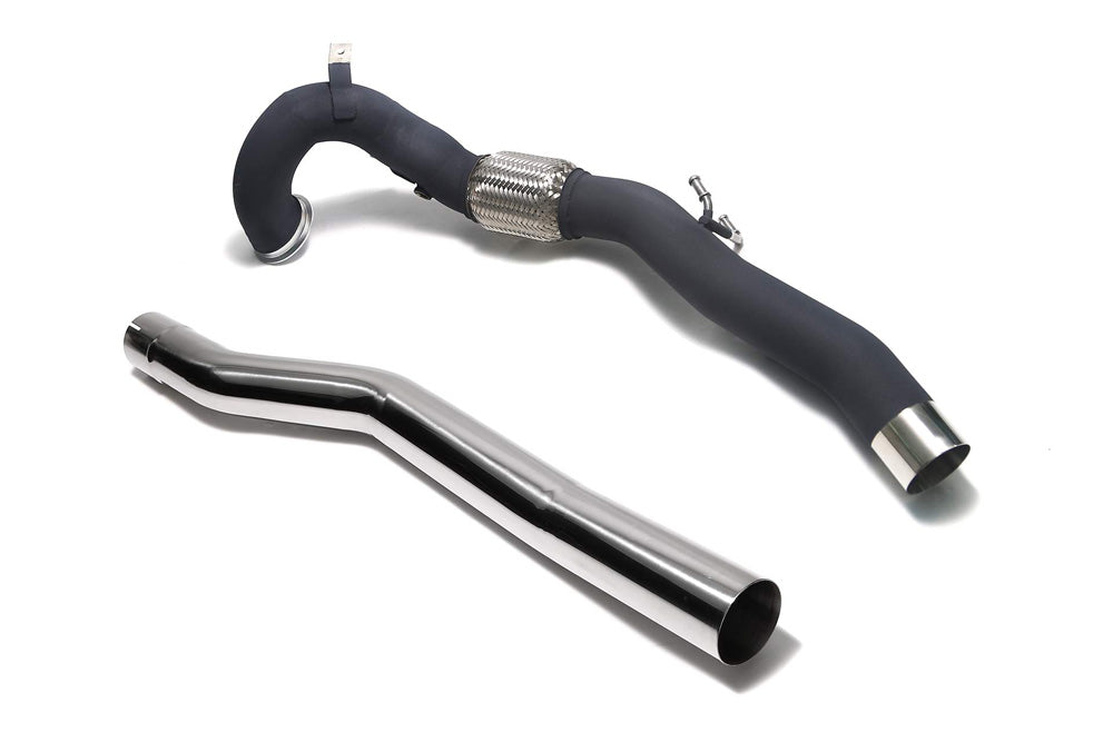 ARMYTRIX Ceramic Coated High-Flow Performance Race Downpipe / Secondary Downpipe Audi S3 8V | VW Golf R MK7 Exhaust Armytrix Default Title  