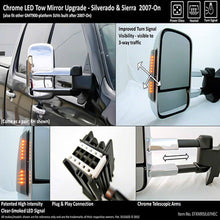 Load image into Gallery viewer, TrailFX CC-6189P-HSCK Upgrade With Dual Manual Extending Telescoping Arms Glass Power Adjust With Turn Towing Mirror TrailFX
