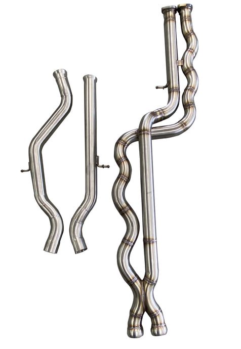 F8X BMW M3 & M4 EQUAL LENGTH MID PIPE INCLUDES ACTIVE F-BRACE Exhaust ACTIVE AUTOWERKE Straight Pipes  