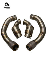 Load image into Gallery viewer, F90 M5/M8 X5M/X6M Catted Downpipes Exhaust ACTIVE AUTOWERKE   
