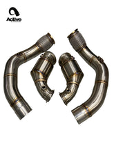 Load image into Gallery viewer, F90 M5/M8 X5M/X6M Catted Downpipes Exhaust ACTIVE AUTOWERKE   
