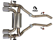 Load image into Gallery viewer, G80 M3 AND G82 M4 VALVED REAR AXLE-BACK EXHAUST Exhaust ACTIVE AUTOWERKE Matte Black  
