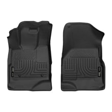 Load image into Gallery viewer, Husky Liners 10-17 GM Equinox/Terrain X-Act Contour Front Black Floor Liners Floor Mats - Rubber Husky Liners
