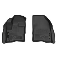 Load image into Gallery viewer, Husky Liners 10-19 Ford Taurus / 09-16 Lincoln MKS X-act Contour Series Front Floor Liners - Black Floor Mats - Rubber Husky Liners
