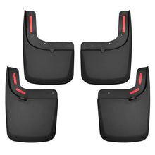 Load image into Gallery viewer, Husky Liners 17 Ford F-250 Super Duty / F-350 Super Duty Front and Rear Mud Guards (w/ Flares) Black Mud Flaps Husky Liners
