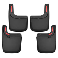 Load image into Gallery viewer, Husky Liners 17 Ford F-250 Super Duty / F-350 Super Duty Front and Rear Mud Guards (w/ Flares) Black Mud Flaps Husky Liners
