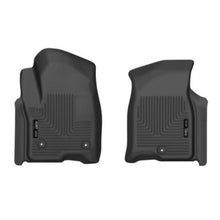 Load image into Gallery viewer, Husky Liners 21-23 Chevy Tahoe / 21-23 Cadillac Escalade X-Act Contour Black Front Seat Floor Liners Floor Mats - Rubber Husky Liners
