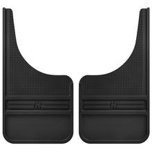 Load image into Gallery viewer, Husky Liners HSL55000 Husky Liners Universal 12in Wide Black Rubber Front Mud Flaps w/o Weight
