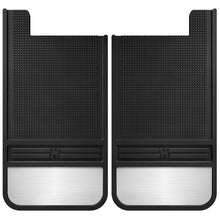 Load image into Gallery viewer, Husky Liners HSL55101 Husky Liners Universal 12in Wide Black Rubber Rear Mud Flaps w/ Weight
