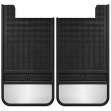 Load image into Gallery viewer, Husky Liners HSL55101 Husky Liners Universal 12in Wide Black Rubber Rear Mud Flaps w/ Weight
